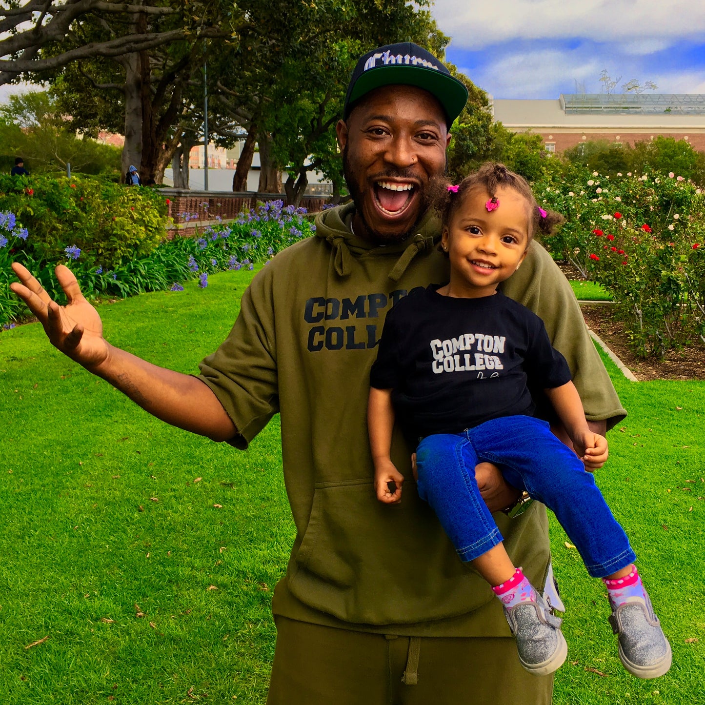 Compton College Signature Kids Tee
