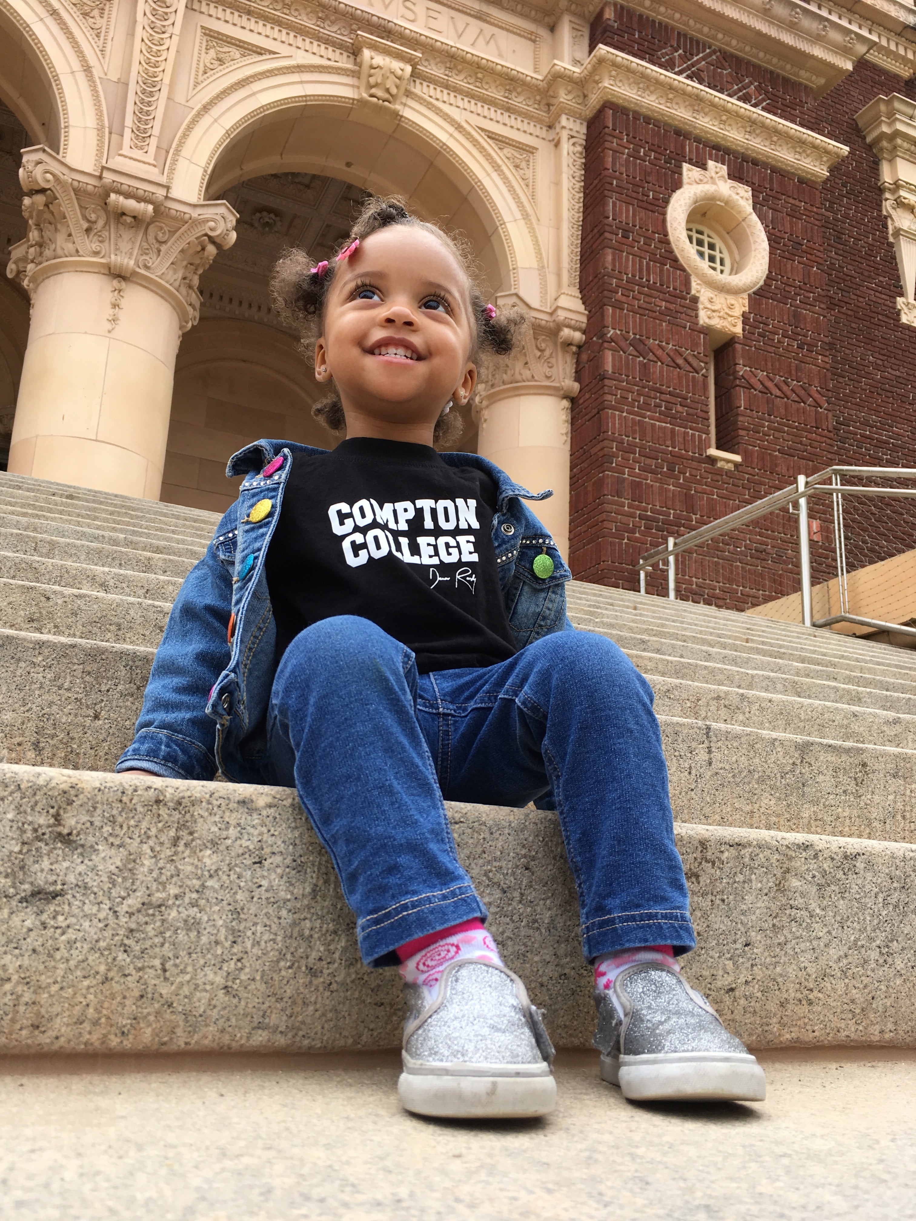 Compton College Signature Kids Tee