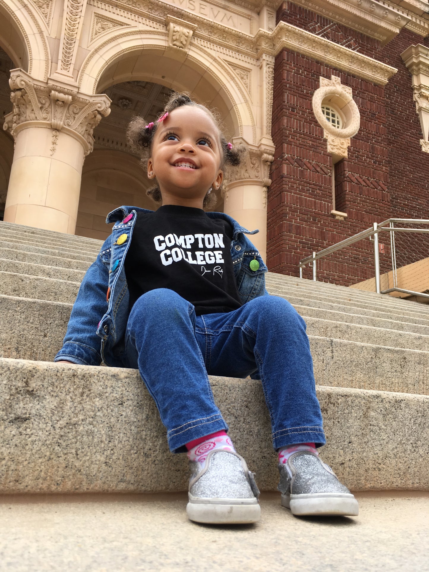 Compton College Signature Kids Tee